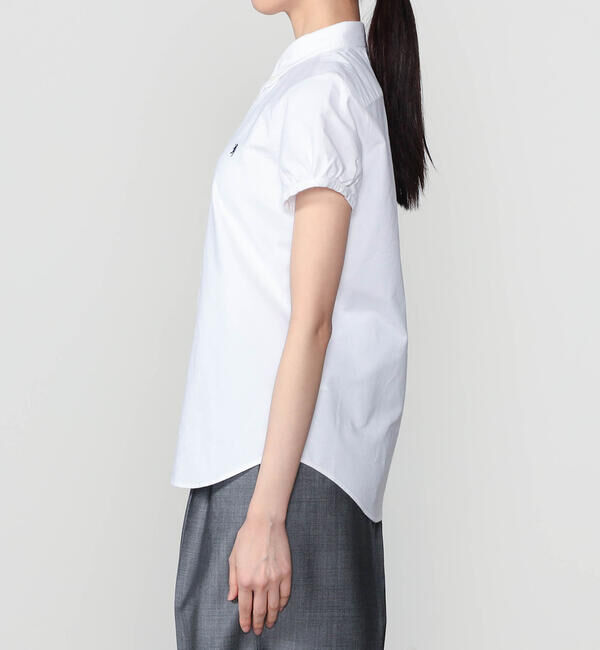 GYMPHLEX「Gymphlex | オックスフォード フレンチスリーブシャツ WOMEN」|シャツ・ブラウス|