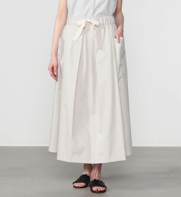  「nicholson & nicholson | 〈別注〉コットンツイル タックスカート WOMEN」|スカート|