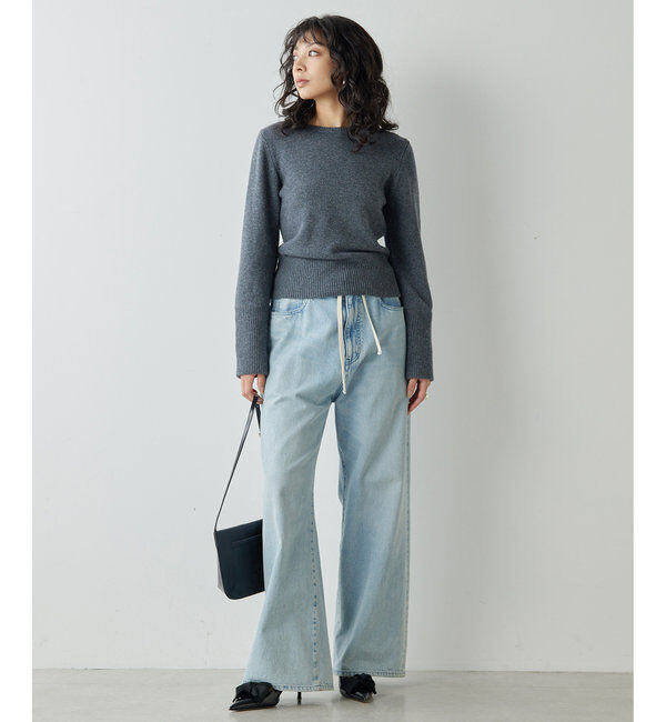  「ドロストデニムパンツ」|デニム|