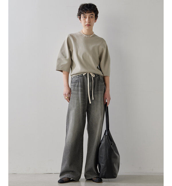  「ドロストデニムパンツ」|デニム|
