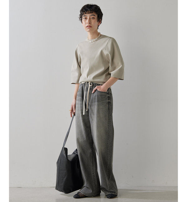  「ドロストデニムパンツ」|デニム|