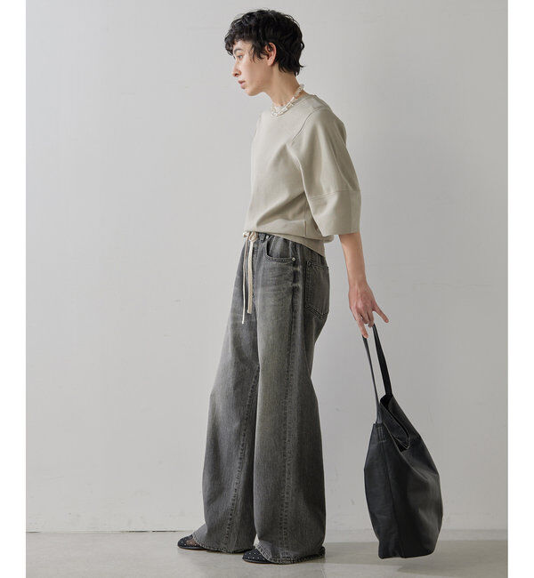  「ドロストデニムパンツ」|デニム|
