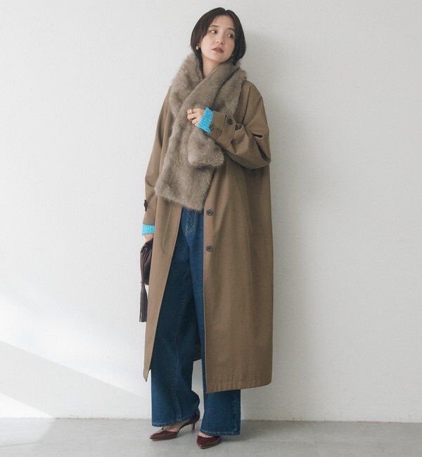  「【A・MONN】【新色追加】オーバーステンカラーコート」|その他|