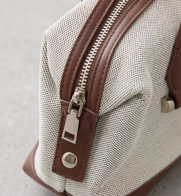  「WハンドルワイドボストンコンビBAG」|トートバッグ|