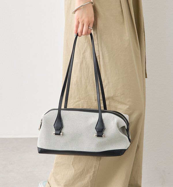  「WハンドルワイドボストンコンビBAG」|トートバッグ|