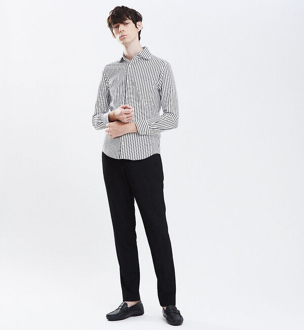 ABAHOUSE「【Recency of Mine】FLEX 3Dメッシュ ストレッチパンツ」|スラックス|