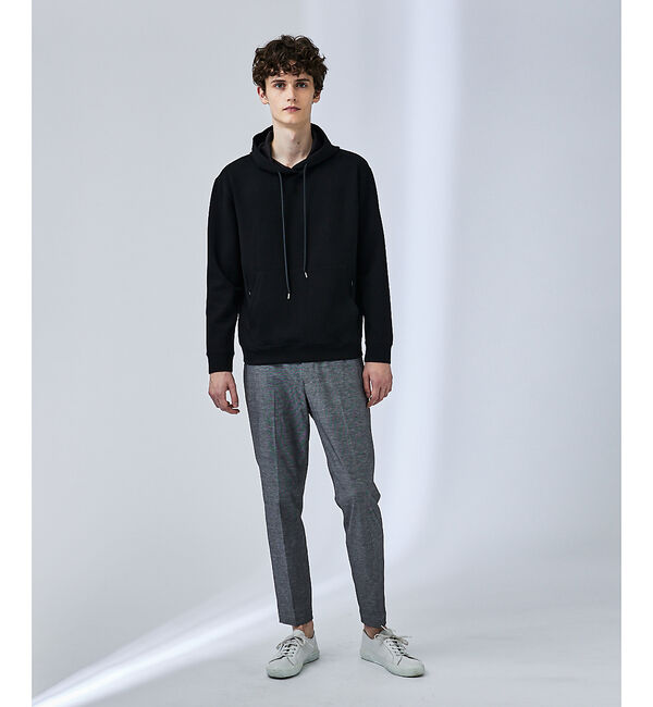 ABAHOUSE「【バックプリーツ】スムースジャージー フーディ」|パーカー|