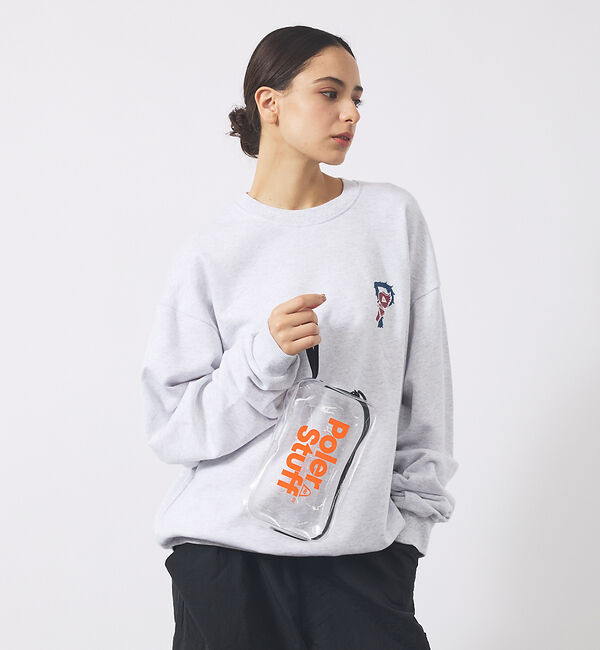 ABAHOUSE「【POLER/ポーラー】BIG LOGO CREW/ビッグロゴ クルーネックスウ」|スウェット・ジャージ|