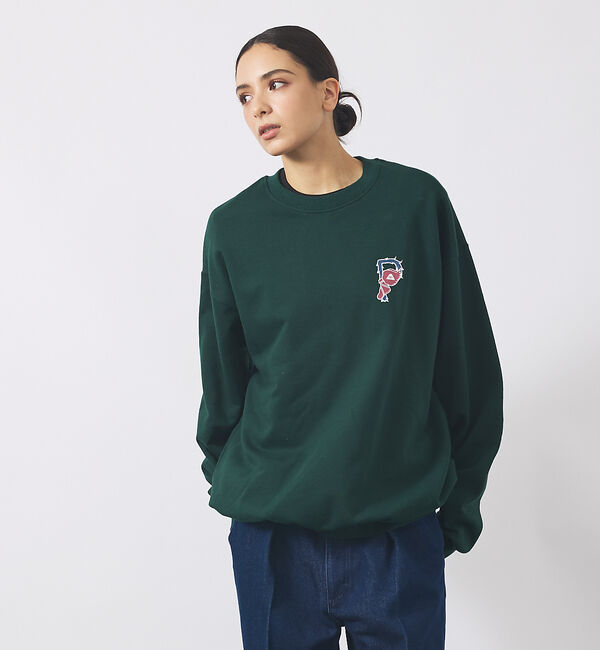 ABAHOUSE「【POLER/ポーラー】BIG LOGO CREW/ビッグロゴ クルーネックスウ」|スウェット・ジャージ|