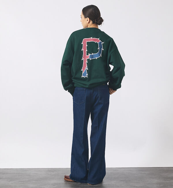 ABAHOUSE「【POLER/ポーラー】BIG LOGO CREW/ビッグロゴ クルーネックスウ」|スウェット・ジャージ|