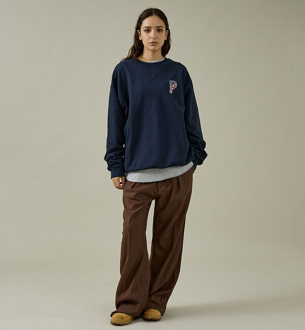 ABAHOUSE「【POLER/ポーラー】BIG LOGO CREW/ビッグロゴ クルーネックスウ」|スウェット・ジャージ|