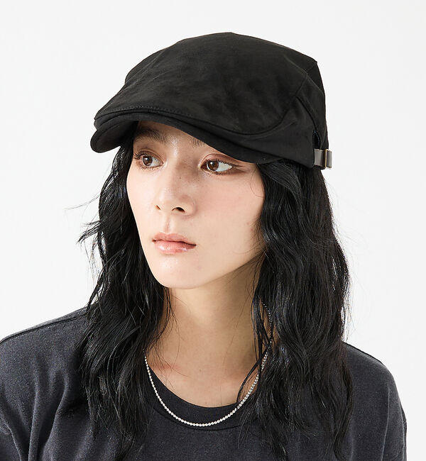ABAHOUSE「【RUBEN/ルーベン】FAKE SUEDE HUNTING/フェイクスエードハ」|その他|ブラック