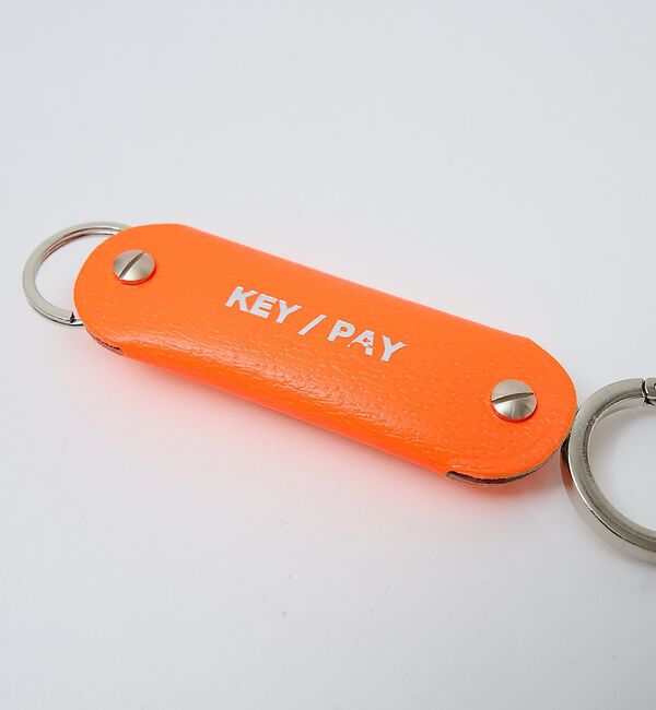 ABAHOUSE「【1/2HALF / ハーフ】 KEY/PAY レザーキーホルダー/ ネオンキー」|キーケース|
