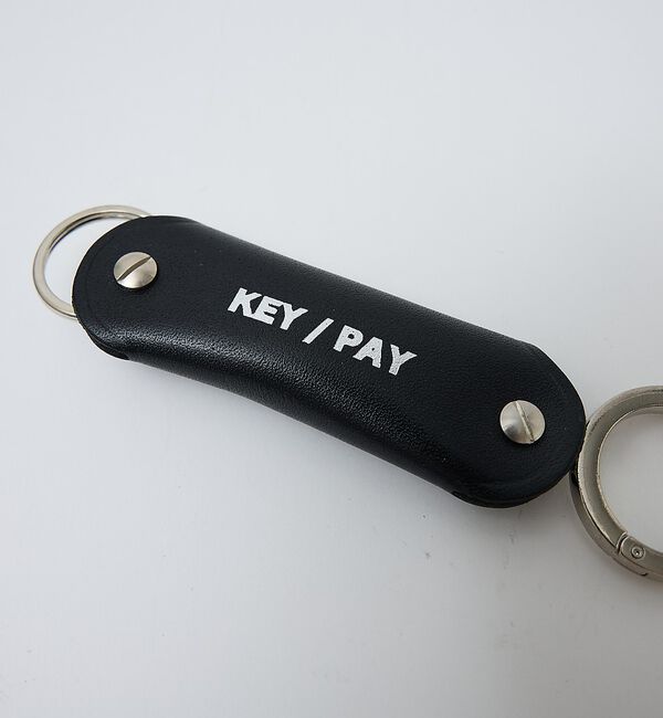 ABAHOUSE「【1/2HALF / ハーフ】 KEY/PAY 撥水加工 / レザーキーホルダー」|キーケース|