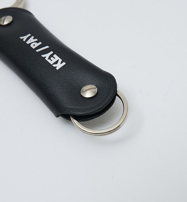 ABAHOUSE「【1/2HALF / ハーフ】 KEY/PAY 撥水加工 / レザーキーホルダー」|キーケース|