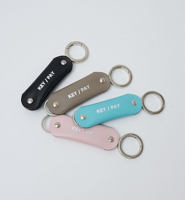 ABAHOUSE「【1/2HALF / ハーフ】 KEY/PAY 撥水加工 / レザーキーホルダー」|キーケース|
