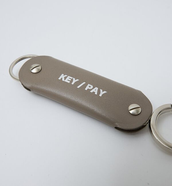 ABAHOUSE「【1/2HALF / ハーフ】 KEY/PAY 撥水加工 / レザーキーホルダー」|キーケース|