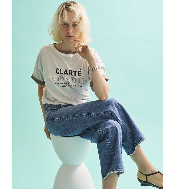 Rouge vif「2WAYコットンリバーシブルロゴＴシャツ」|Tシャツ・カットソー|