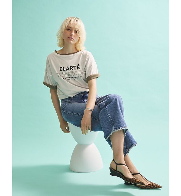 Rouge vif「2WAYコットンリバーシブルロゴＴシャツ」|Tシャツ・カットソー|