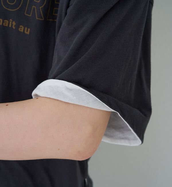 Rouge vif「2WAYコットンリバーシブルロゴＴシャツ」|Tシャツ・カットソー|