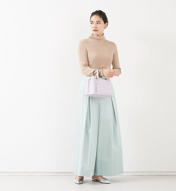 qualite「ハイウエストコットンワイドパンツ」|その他|