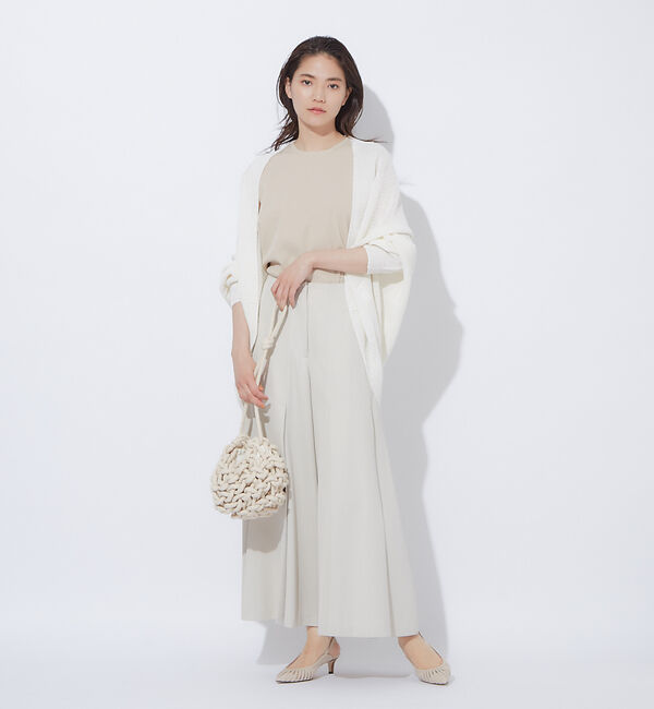qualite「タックワイドフレアパンツ」|その他|