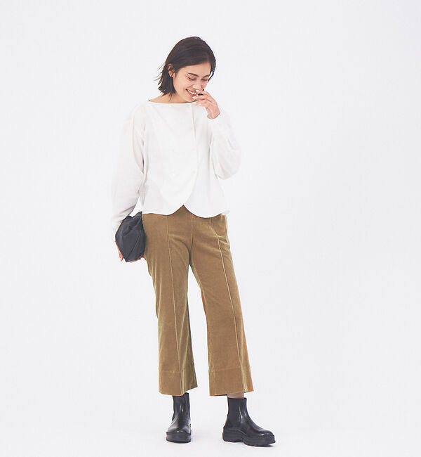 qualite「コーデュロイクロップドパンツ」|その他|