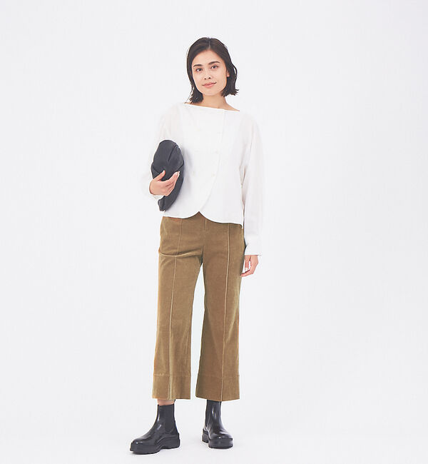 qualite「コーデュロイクロップドパンツ」|その他|