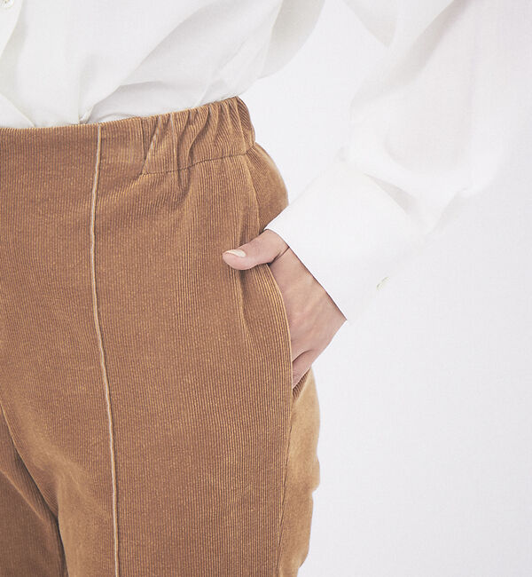 qualite「コーデュロイクロップドパンツ」|その他|