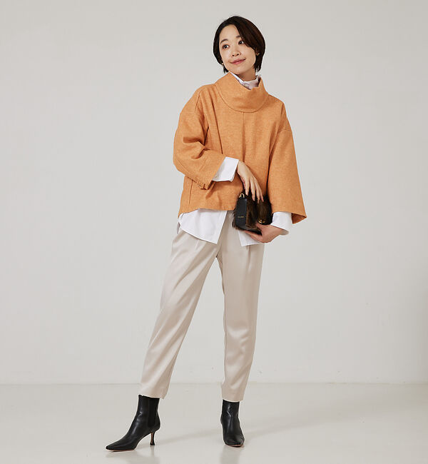 qualite「オフタートルカットソー」|Tシャツ・カットソー|