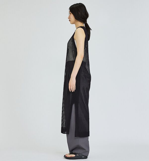 abahouse mavie「【レイヤード】メッシュニットワンピース」|ワンピース|