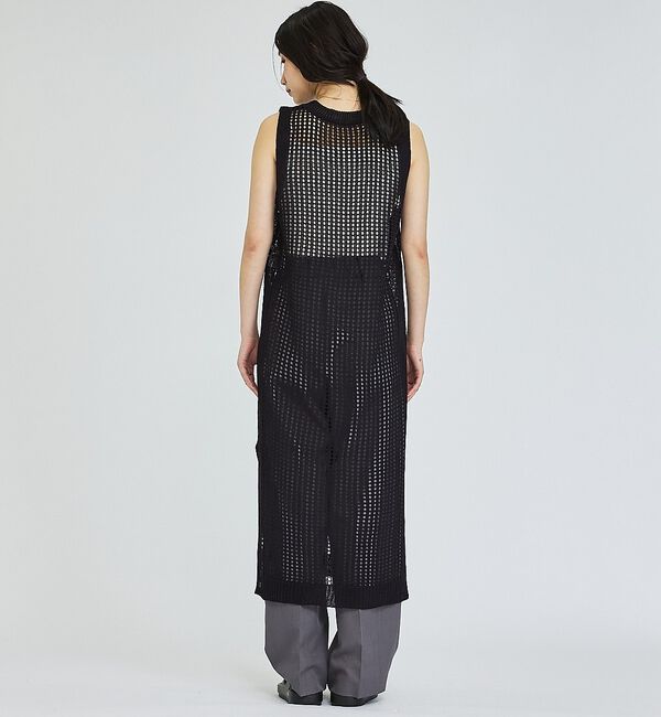 abahouse mavie「【レイヤード】メッシュニットワンピース」|ワンピース|