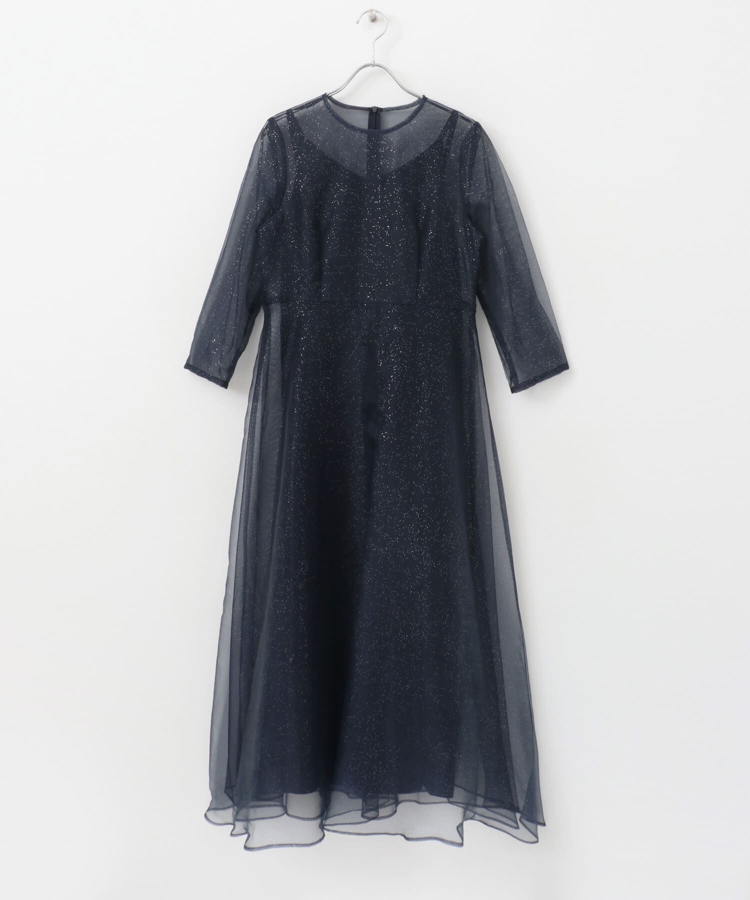 URBAN RESEARCH ROSSO「kaene　ラメミックスステッチレースドレス」|ワンピース|