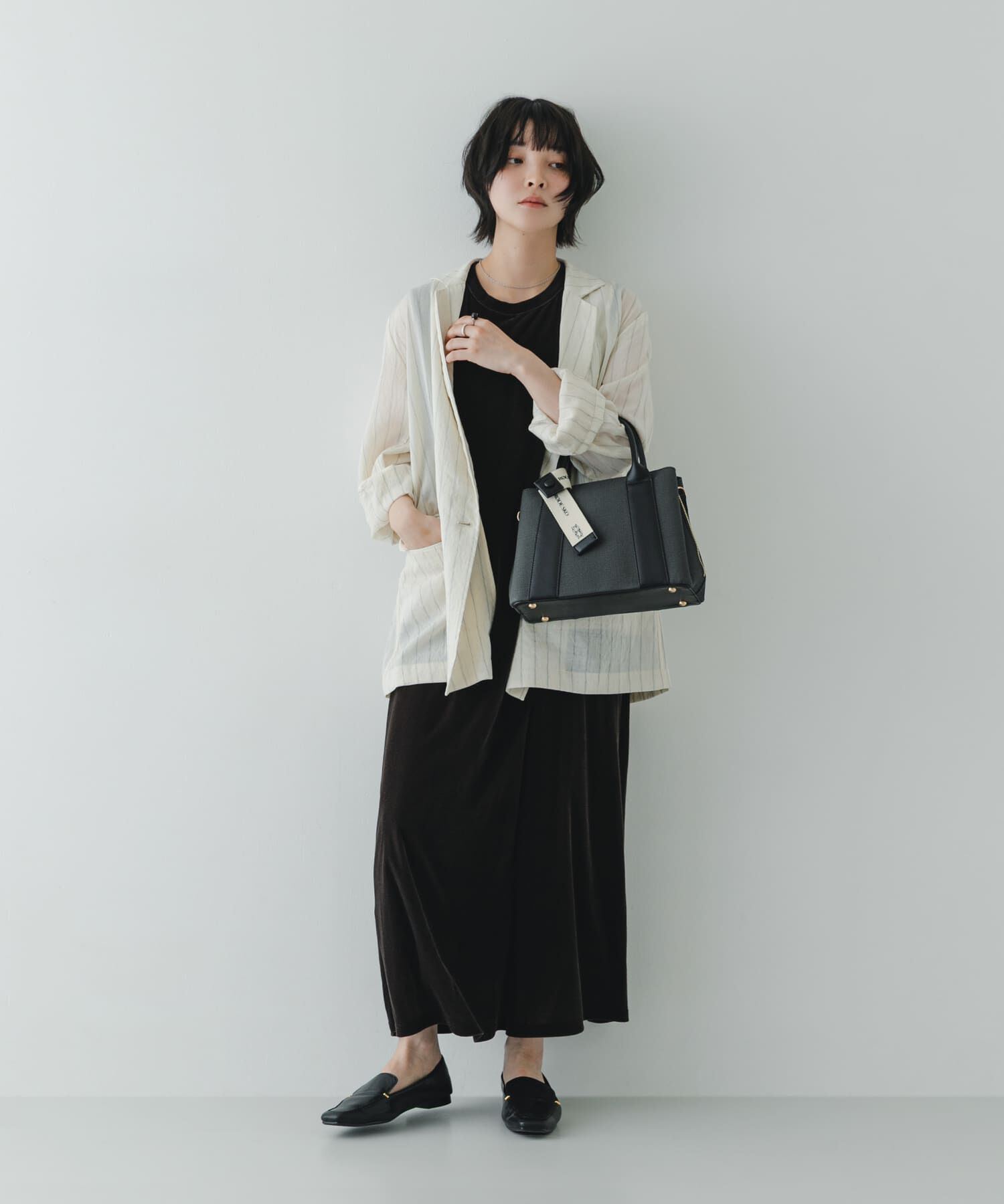 RODE SKO「『Mサイズ』ロゴリボン付2WAYハンドバッグ」|ハンドバッグ|