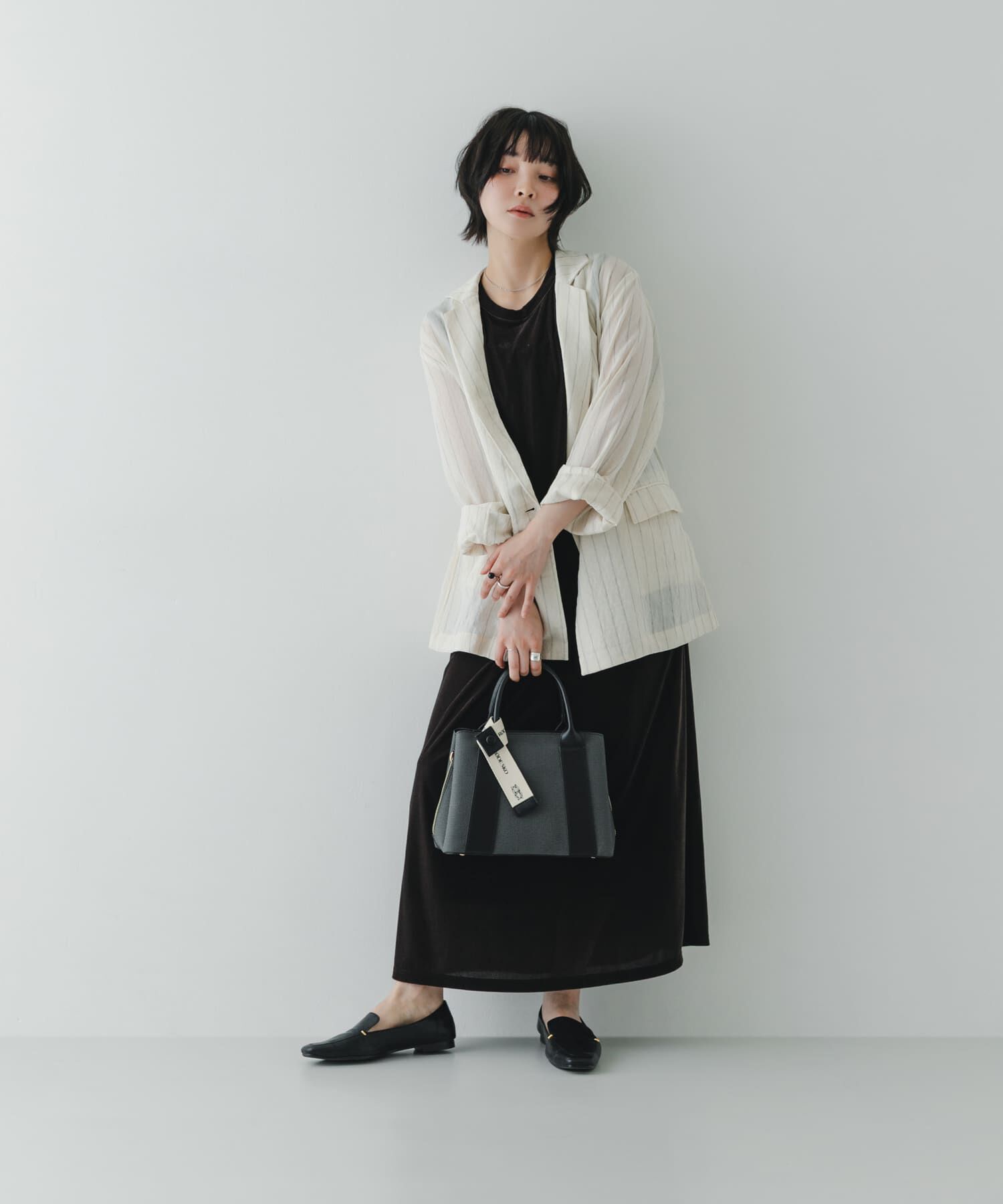 RODE SKO「『Mサイズ』ロゴリボン付2WAYハンドバッグ」|ハンドバッグ|