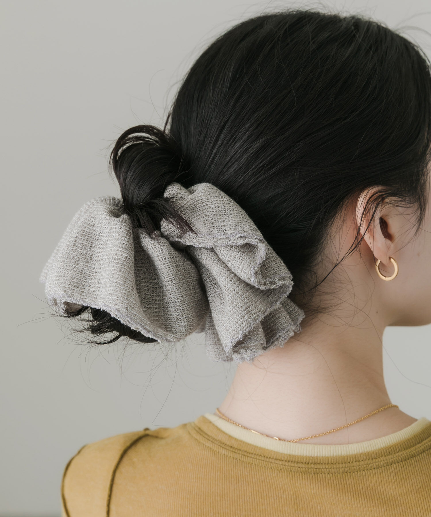 SMELLY「ニットボリュームシュシュ」|ヘアゴム・シュシュ|