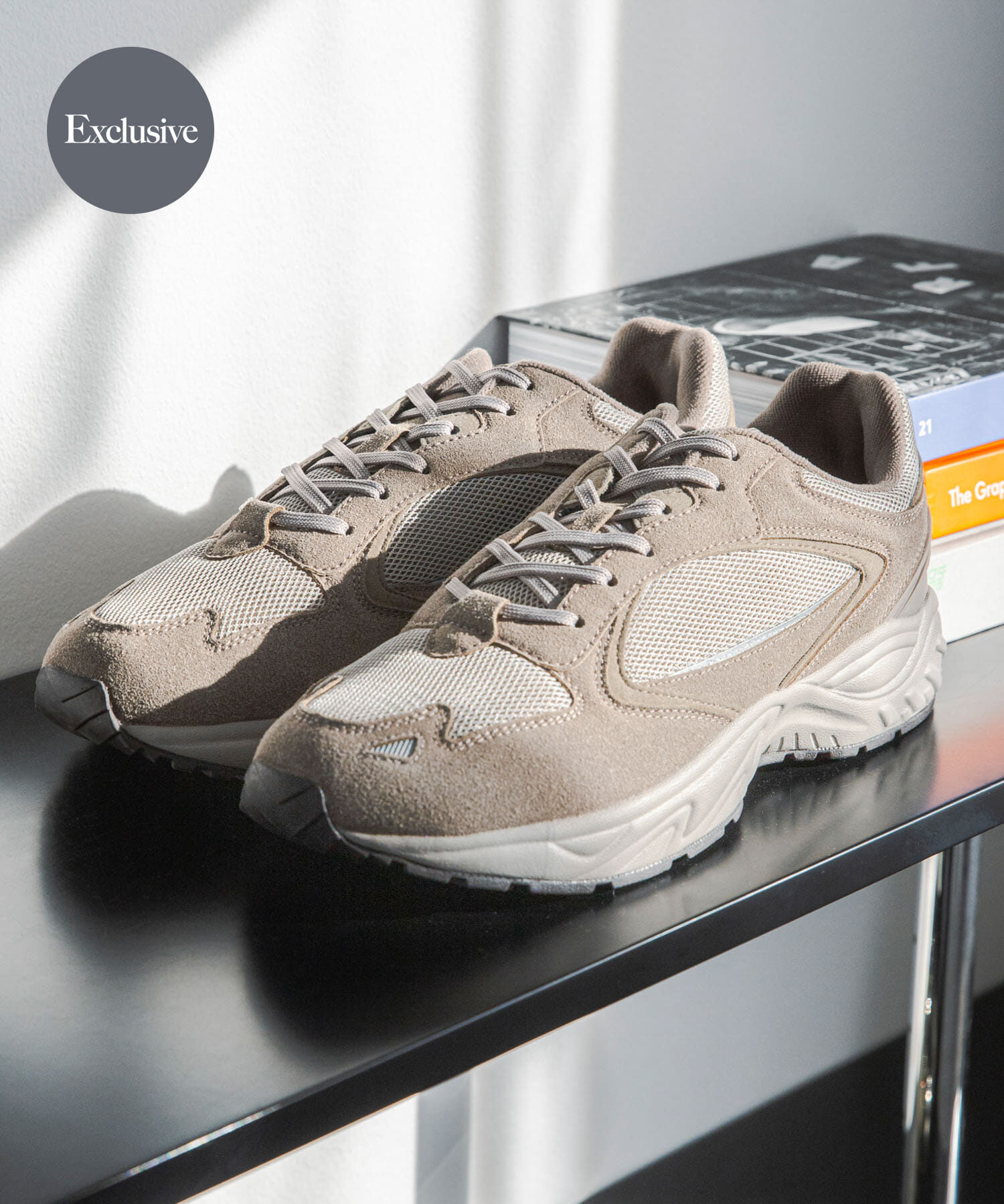 URBAN RESEARCH DOORS「『別注』MOONSTAR&times;DOORS　STUDEN」|スニーカー|ベージュ