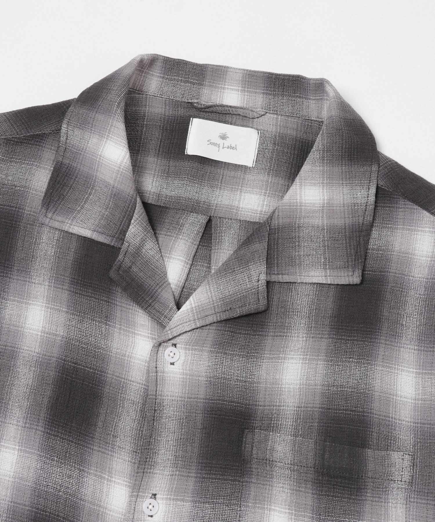 Sonny Label 「オーバーダイチェックショートスリーブシャツ」|シャツ・ブラウス|