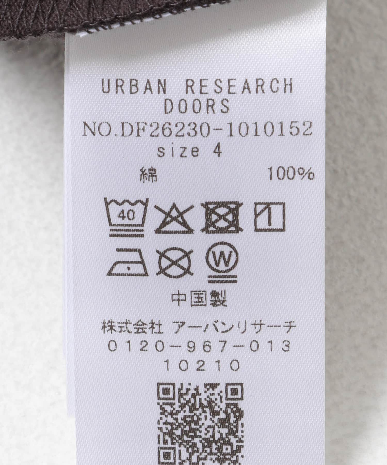 URBAN RESEARCH DOORS「FORK&SPOON　フロッキープリントTシャツ」|Tシャツ・カットソー|
