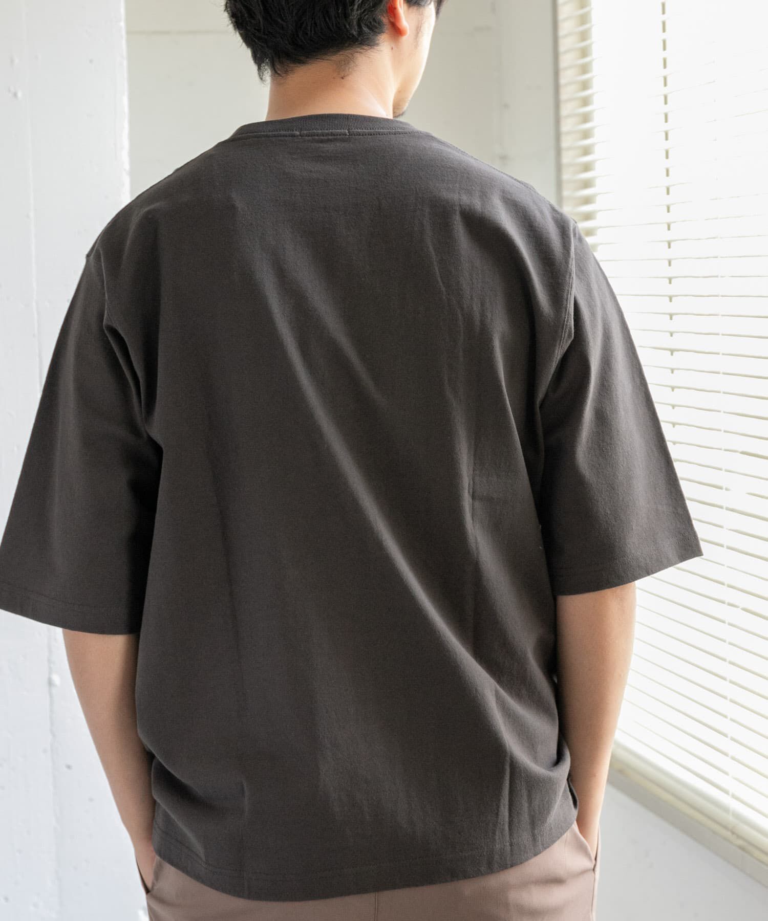URBAN RESEARCH DOORS「FORK&SPOON　フロッキープリントTシャツ」|Tシャツ・カットソー|