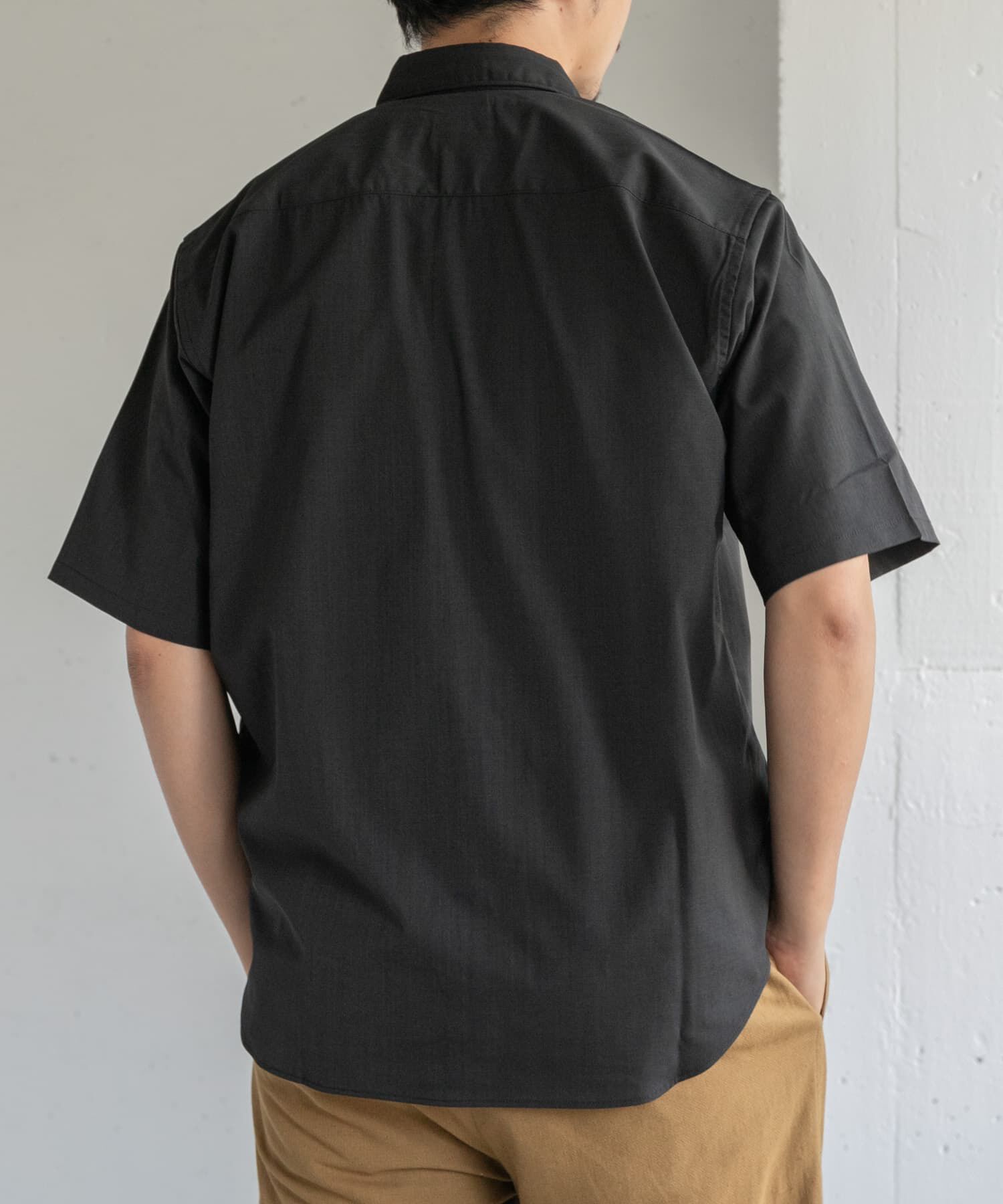URBAN RESEARCH DOORS「FORK&SPOON　TEC LINENシャツ」|シャツ・ブラウス|