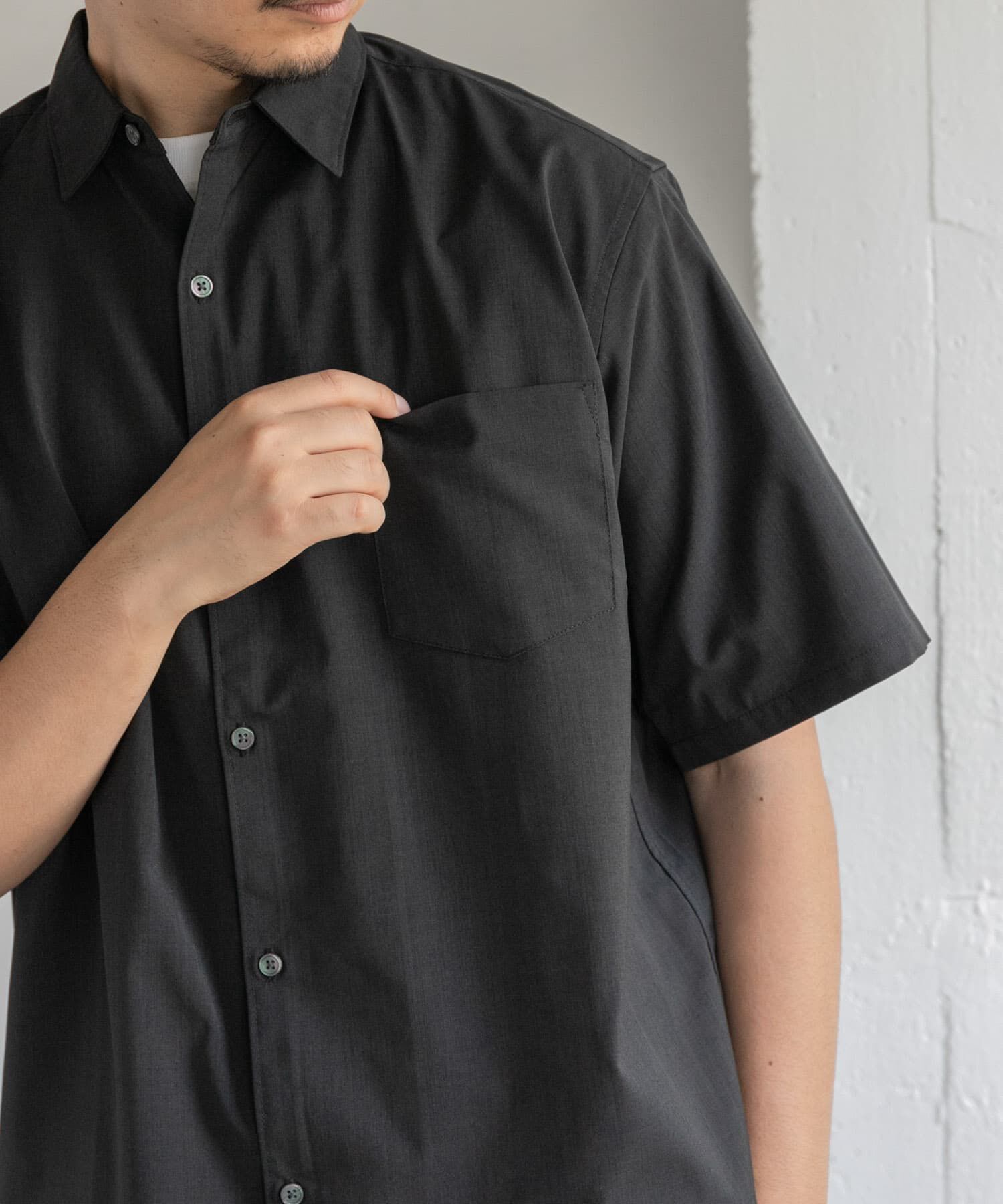 URBAN RESEARCH DOORS「FORK&SPOON　TEC LINENシャツ」|シャツ・ブラウス|
