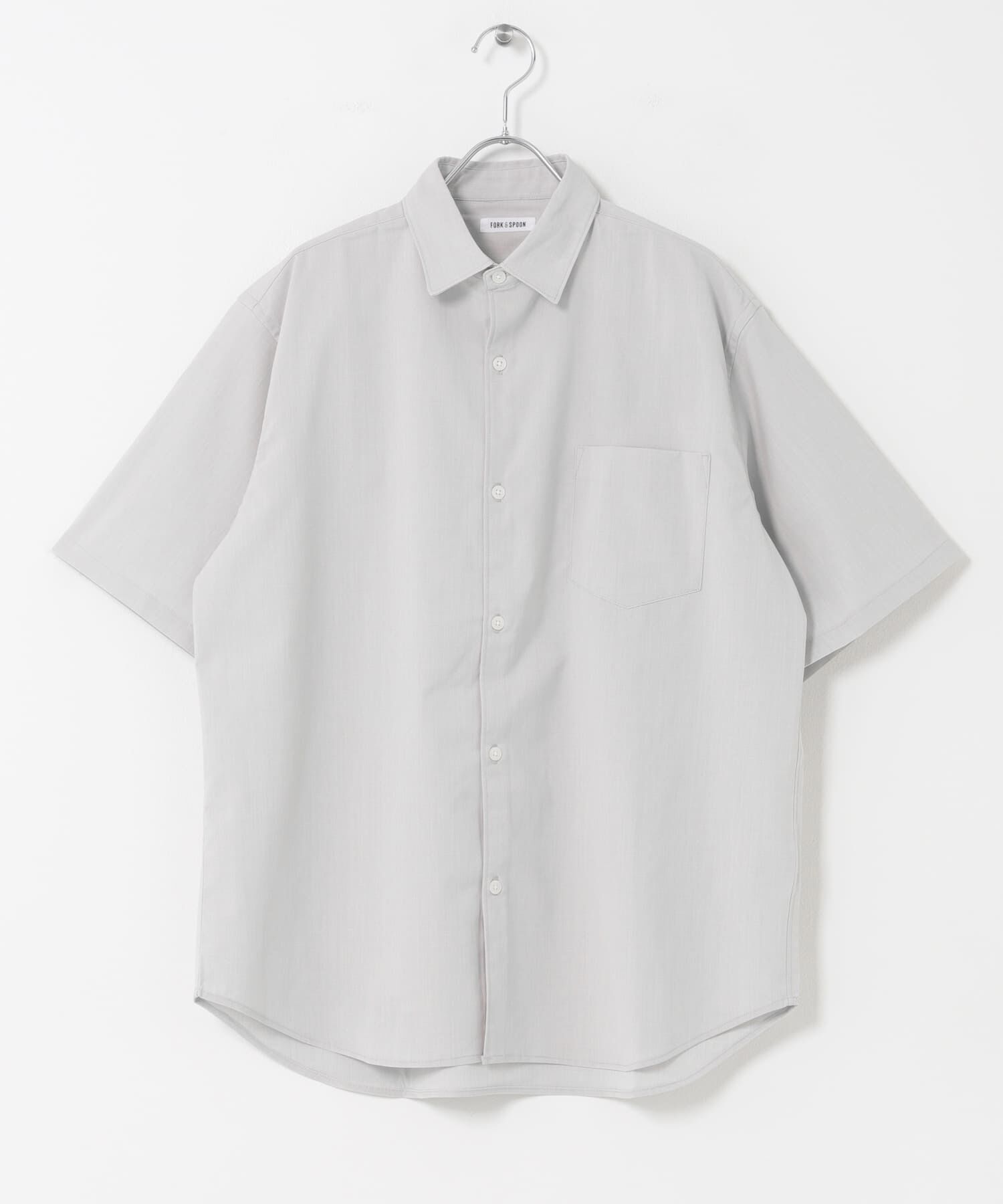 URBAN RESEARCH DOORS「FORK&SPOON　TEC LINENシャツ」|シャツ・ブラウス|