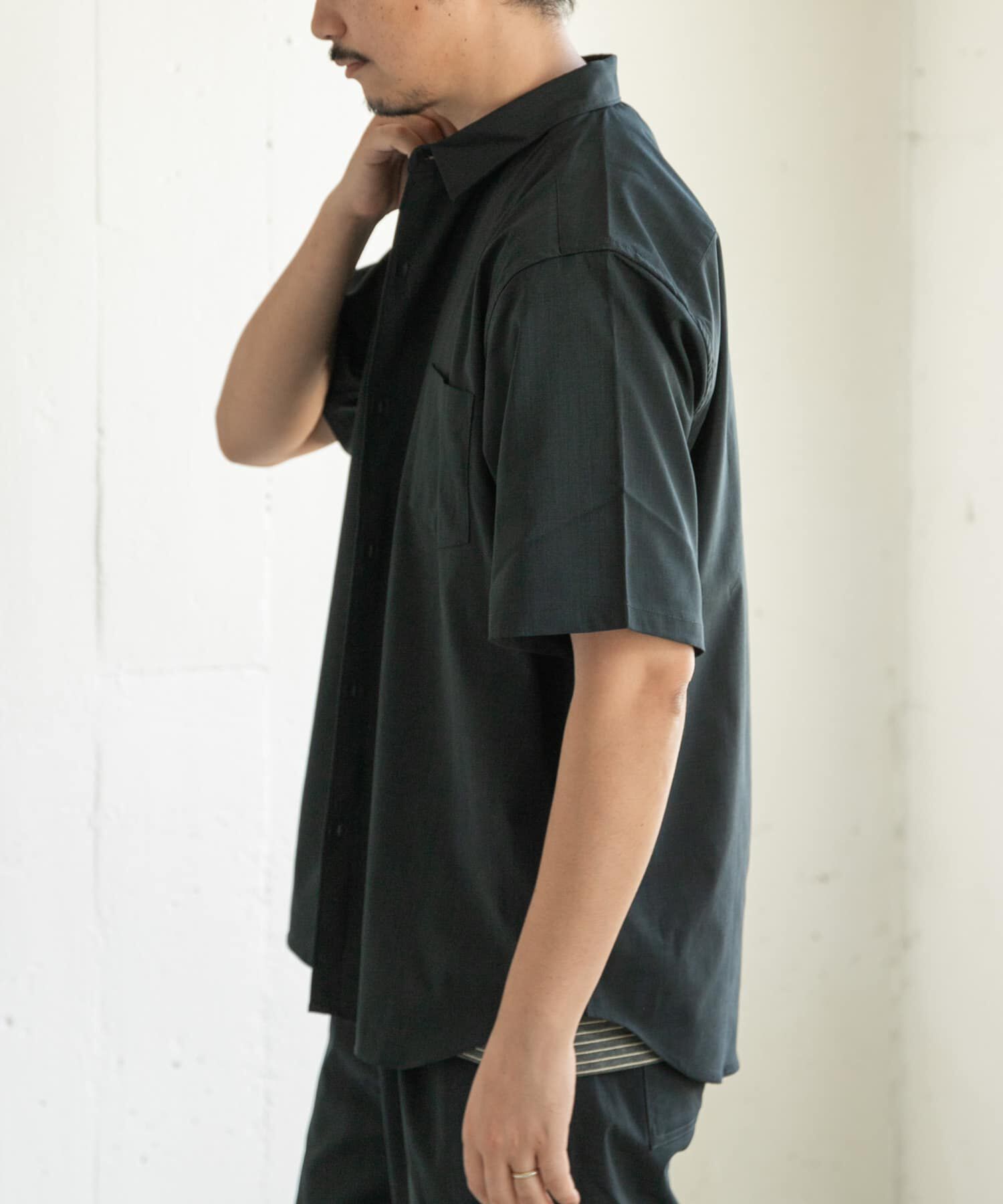 URBAN RESEARCH DOORS「FORK&SPOON　TEC LINENシャツ」|シャツ・ブラウス|