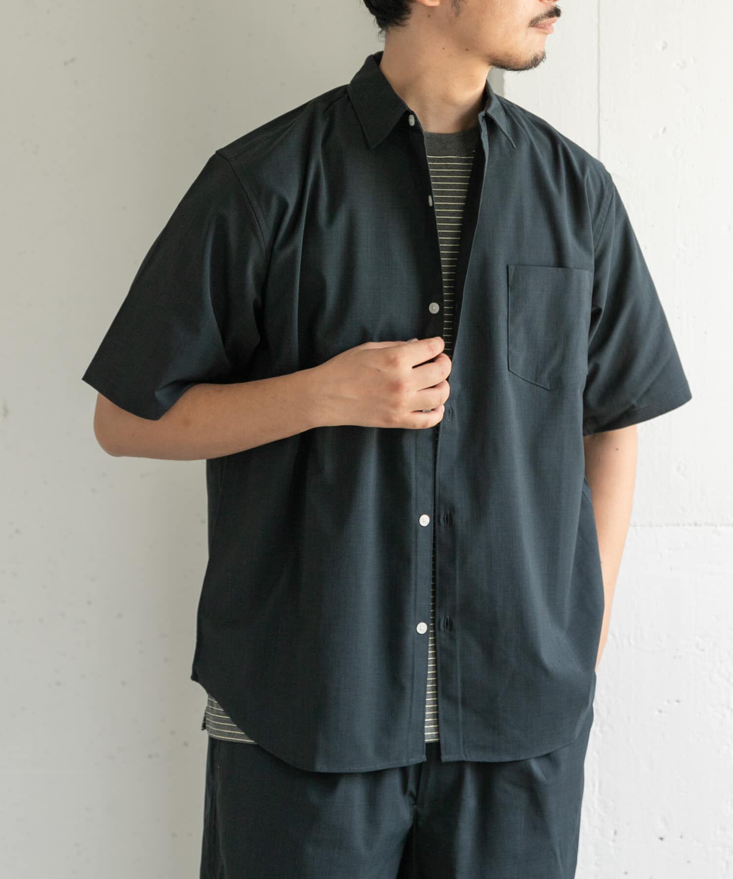 URBAN RESEARCH DOORS「FORK&SPOON　TEC LINENシャツ」|シャツ・ブラウス|