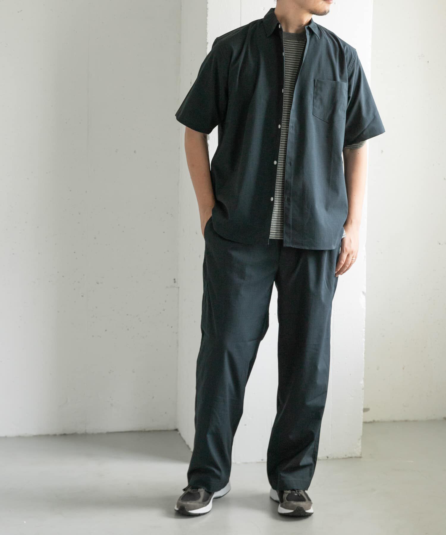 URBAN RESEARCH DOORS「FORK&SPOON　TEC LINENシャツ」|シャツ・ブラウス|