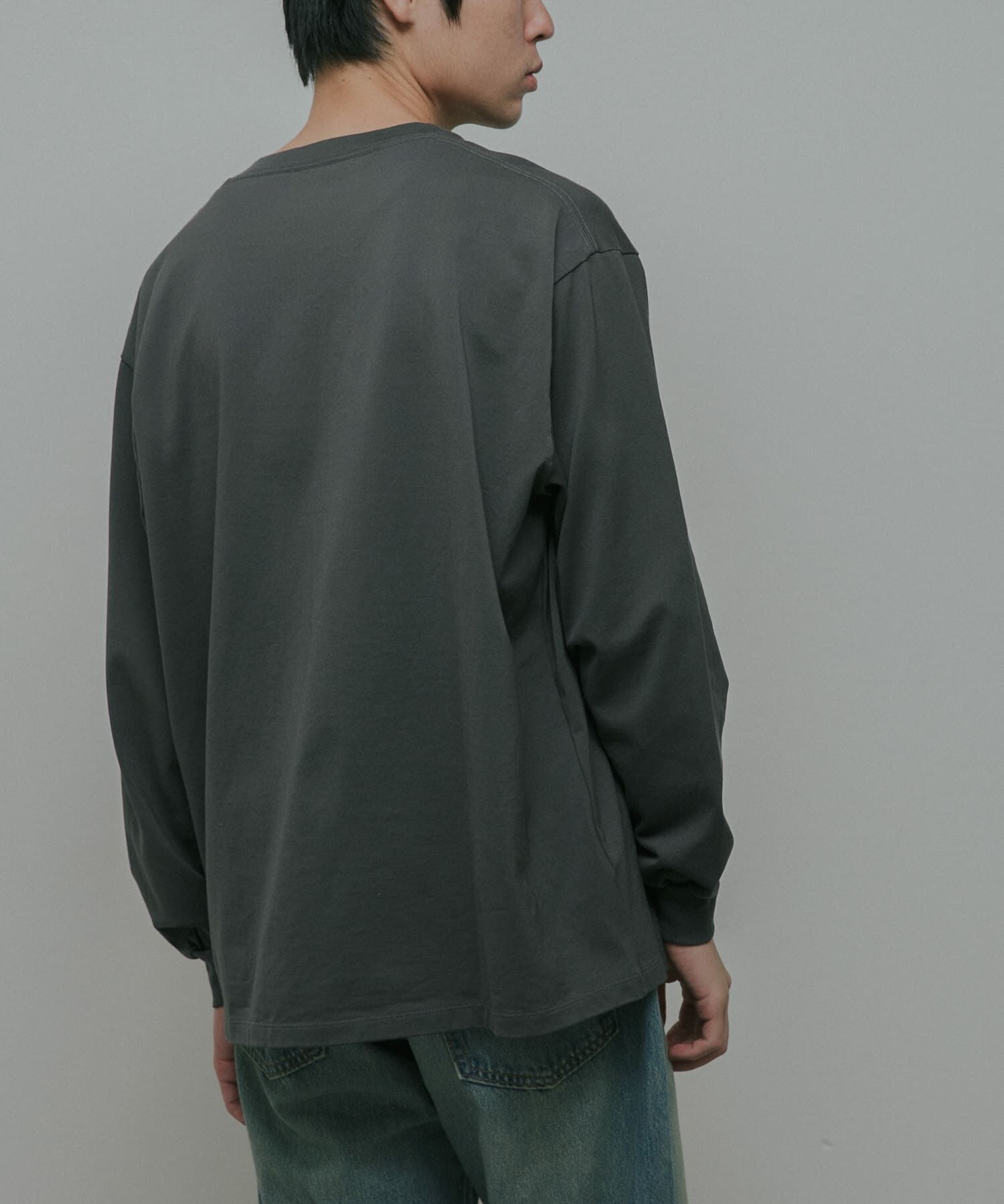 URBAN RESEARCH DOORS「Ultima Jersey Long-Sleeve T-Shirts」|Tシャツ・カットソー|チャコールグレー