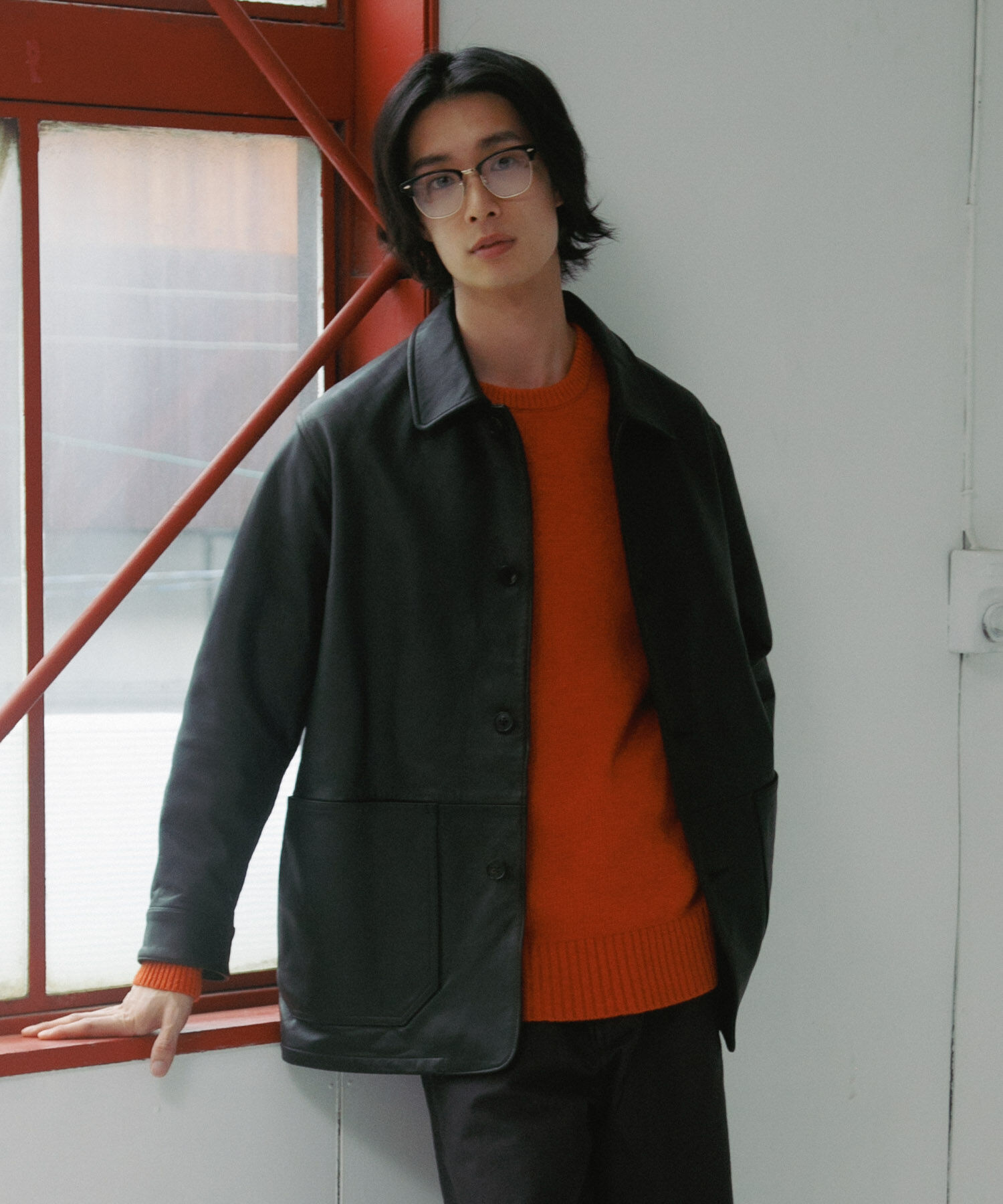 URBAN RESEARCH DOORS「Cow Leather Chore Jacket」|その他|