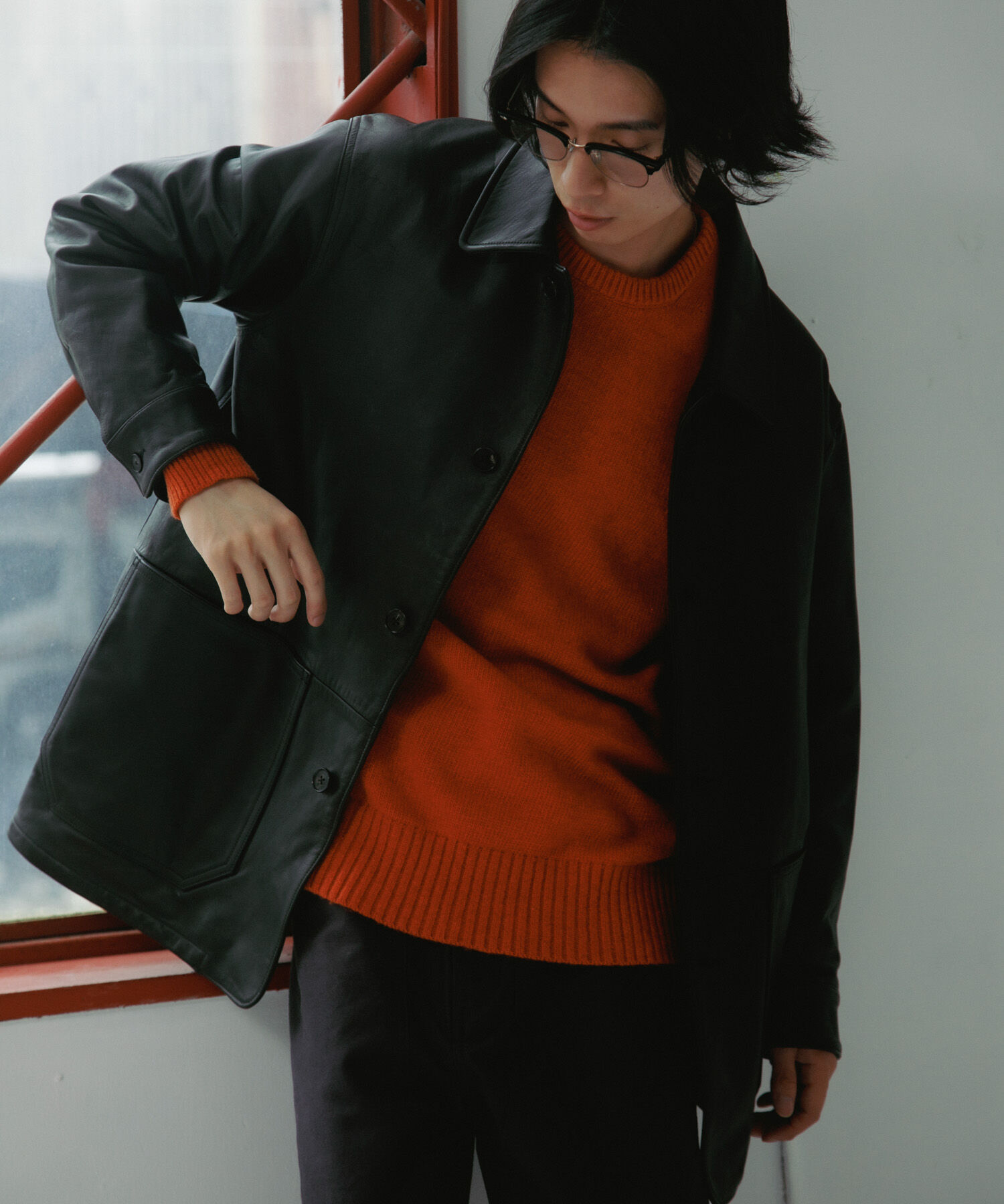 URBAN RESEARCH DOORS「Cow Leather Chore Jacket」|その他|