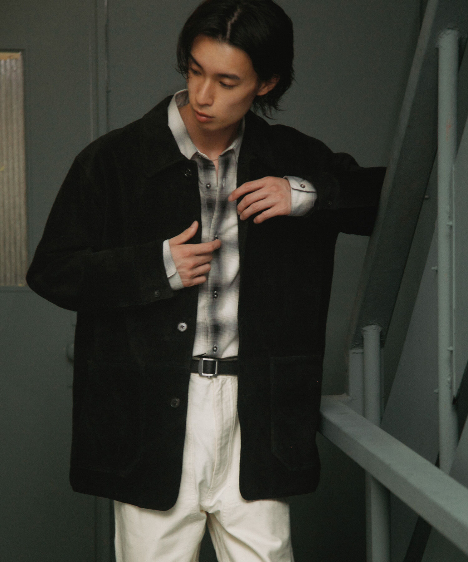 URBAN RESEARCH DOORS「Cow Leather Chore Jacket」|その他|